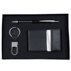 Men's Gift Set Black/Silver